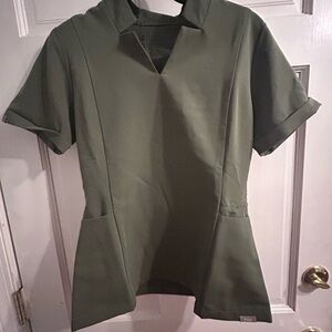 Figs Women's Top in Olive Green